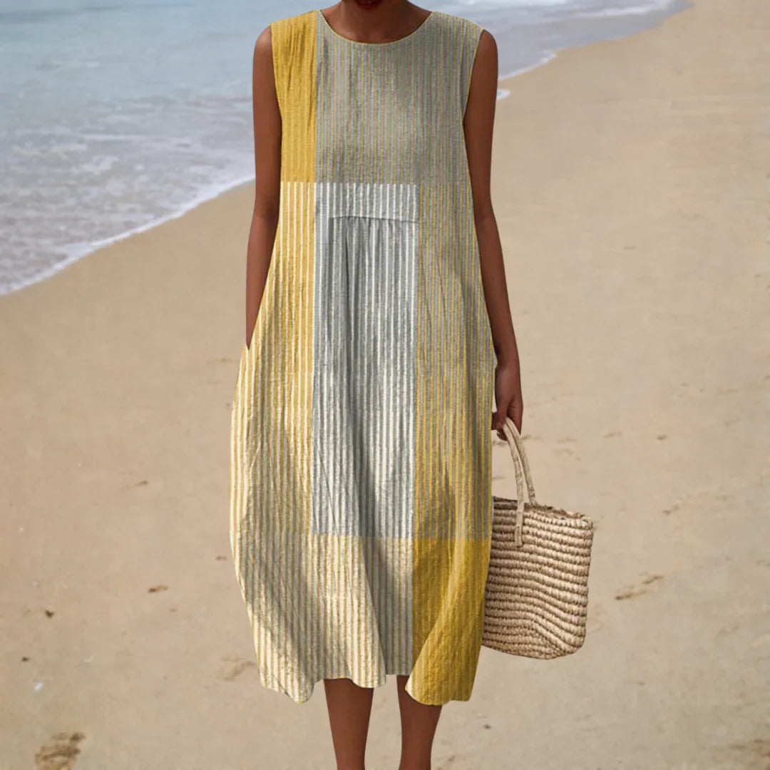 Vestido de Verano Cómodo Sin Mangas