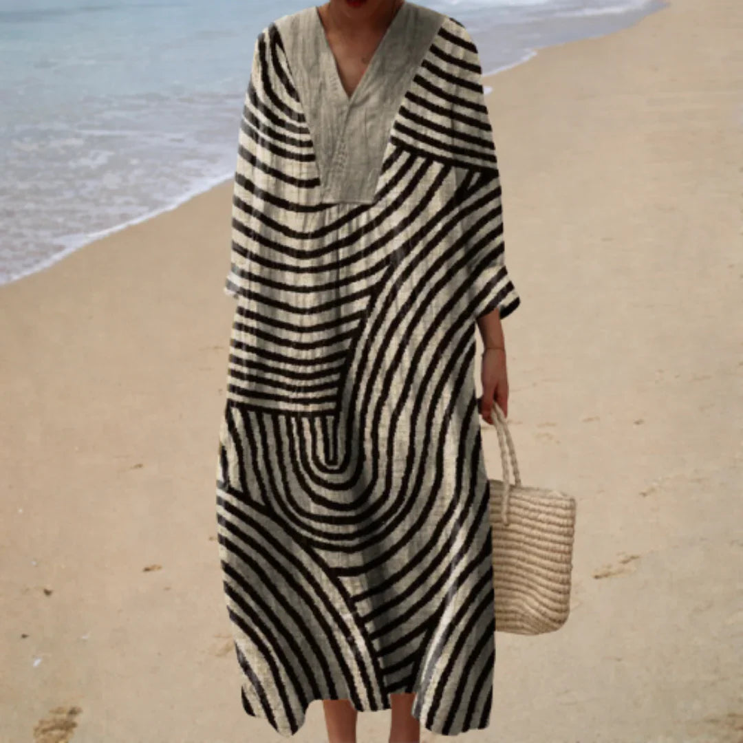 Vestido de Verano Estampado y Favorecedor