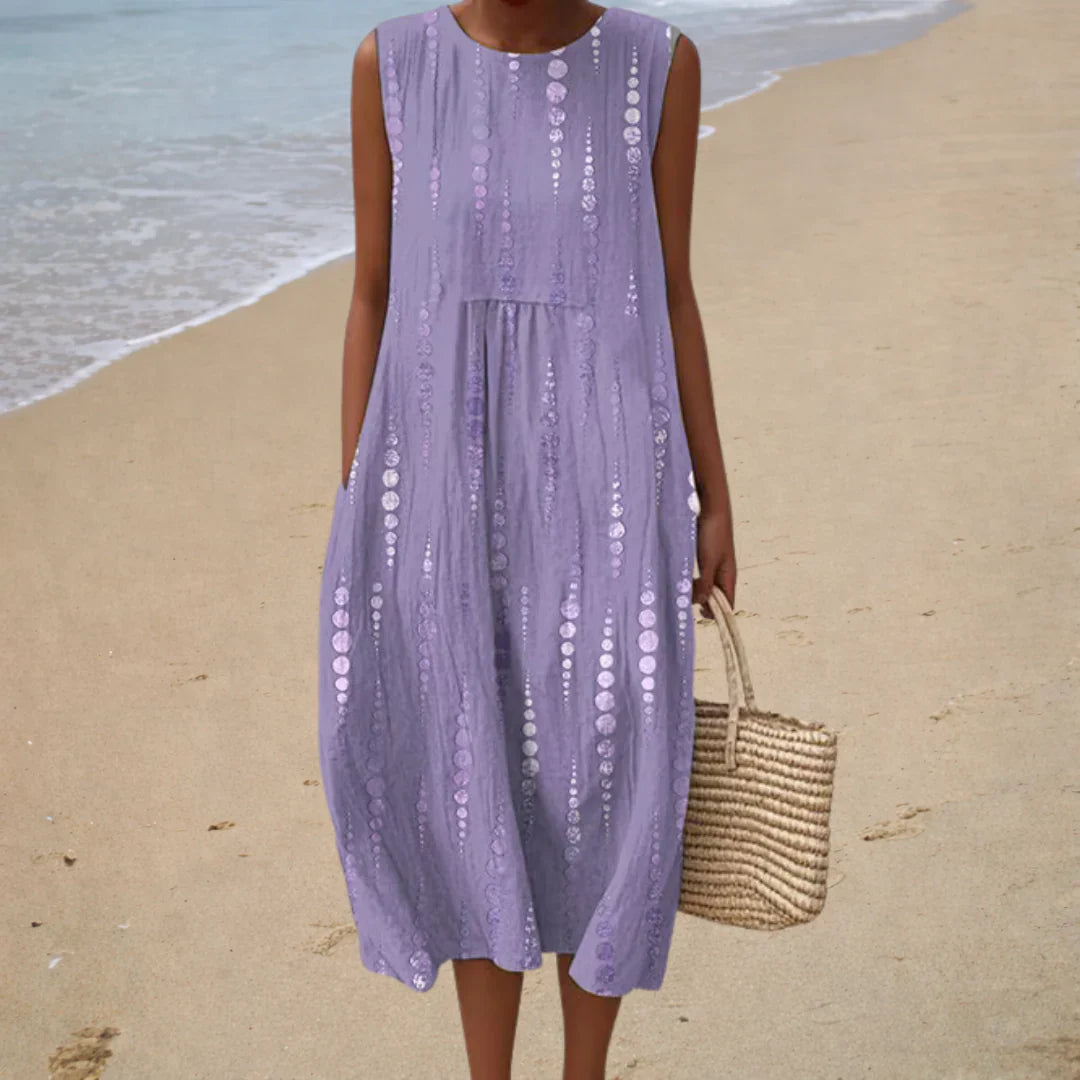 Vestido de Verano Cómodo sin Mangas