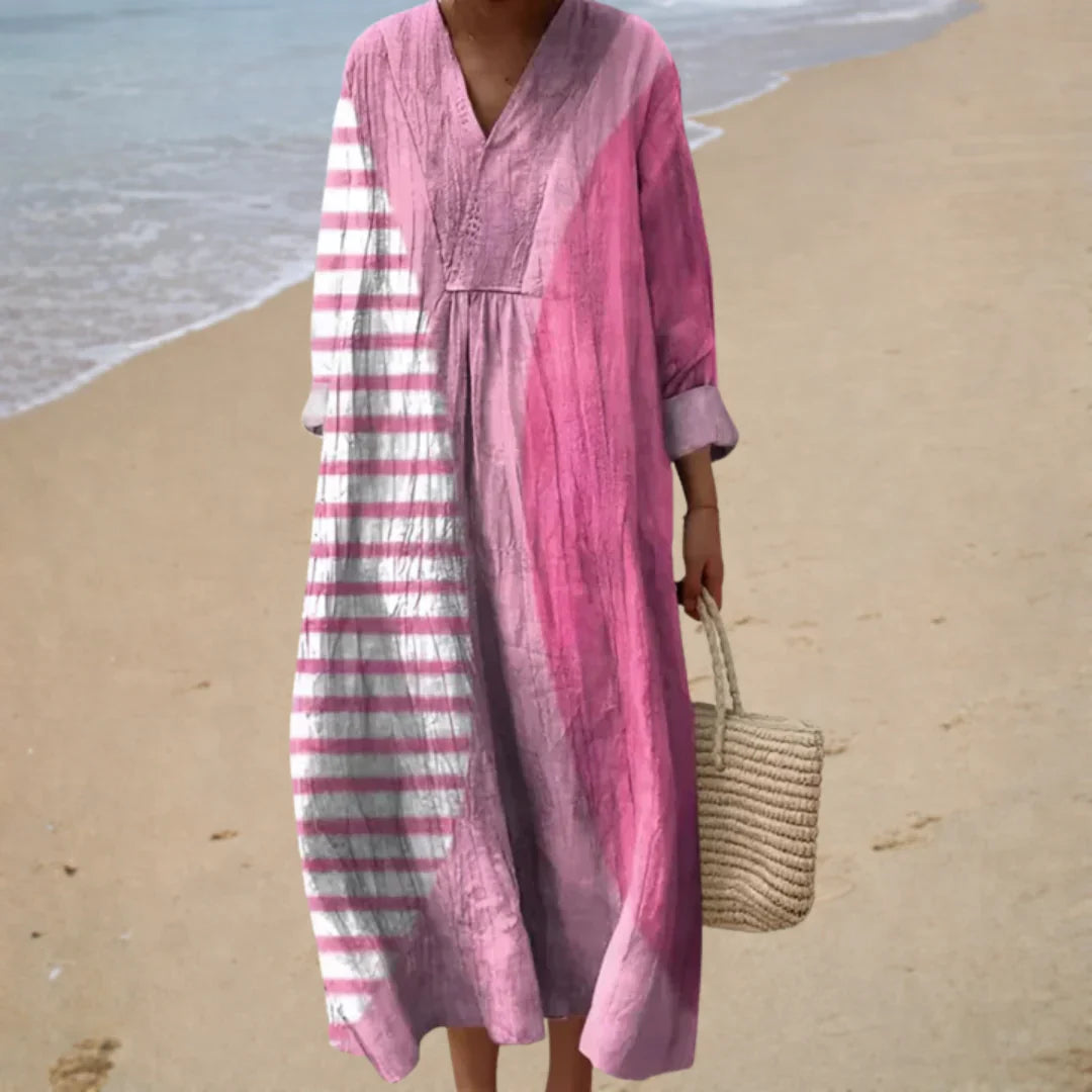 Vestido de Verano Estampado y Favorecedor
