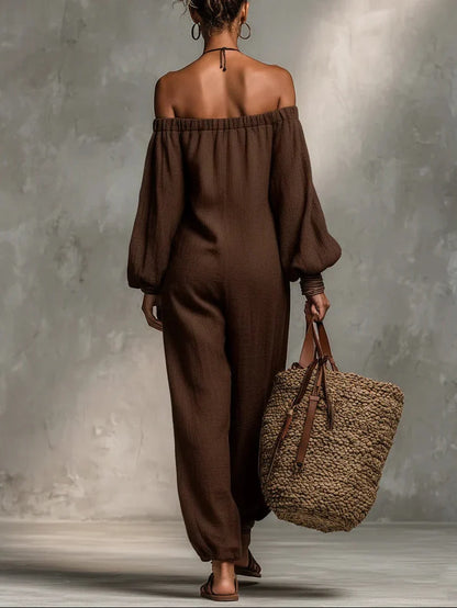 Fenna Tidlös Jumpsuit Med Elegant Bustierdesign