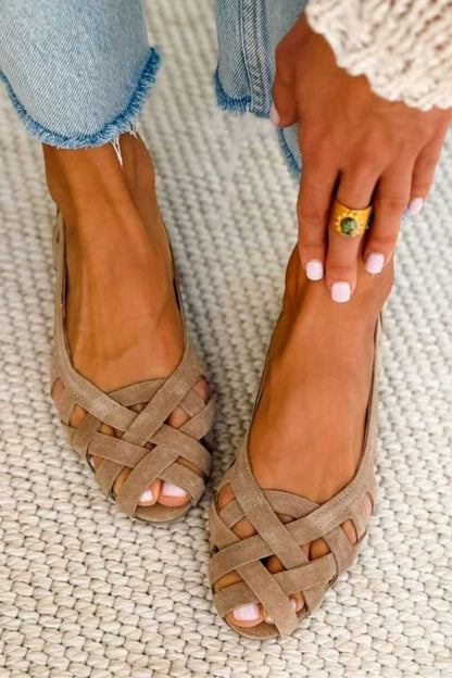 Caterina Flätade Sommarsandaler