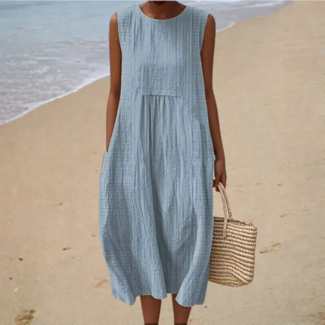 Vestido de Verano Cómodo sin Mangas