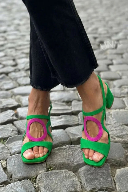 Valentina Färgstarka Sommarsandaler