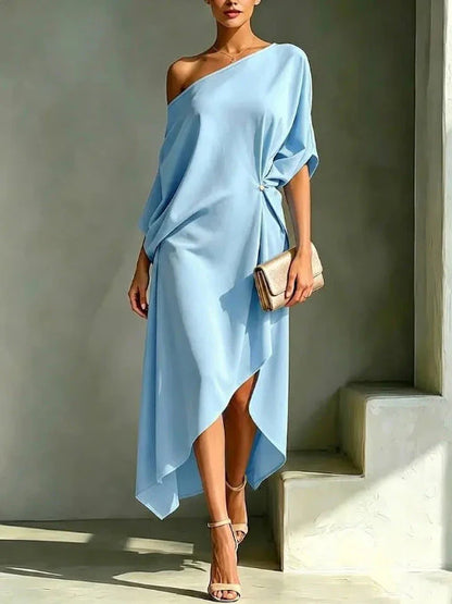 Camila Elegant Asymmetrisk Klänning