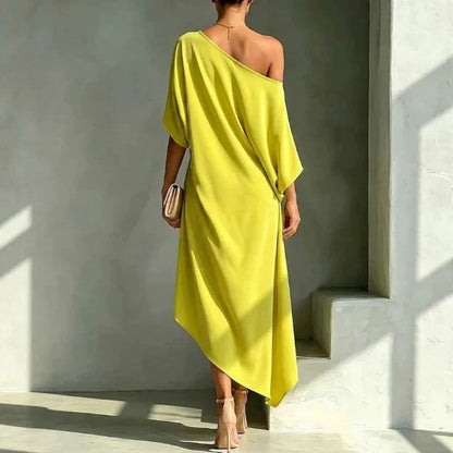 Camila Elegant Asymmetrisk Klänning