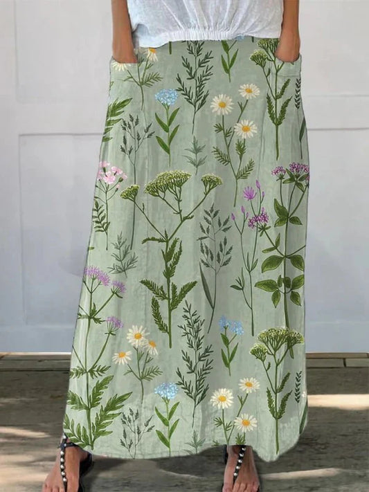 Falda Estampada Ligera