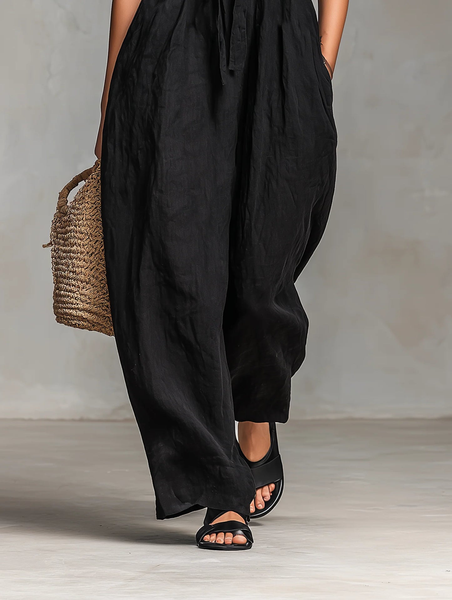 Nina Elegant Axelbandslös Jumpsuit