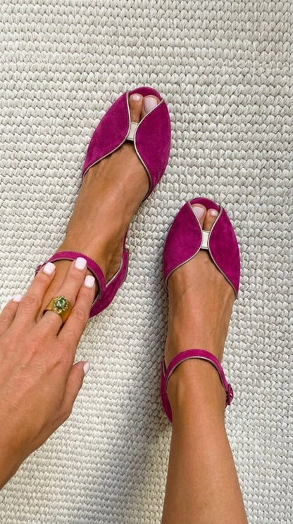 Olivia Eleganta Salviagröna Sandaler