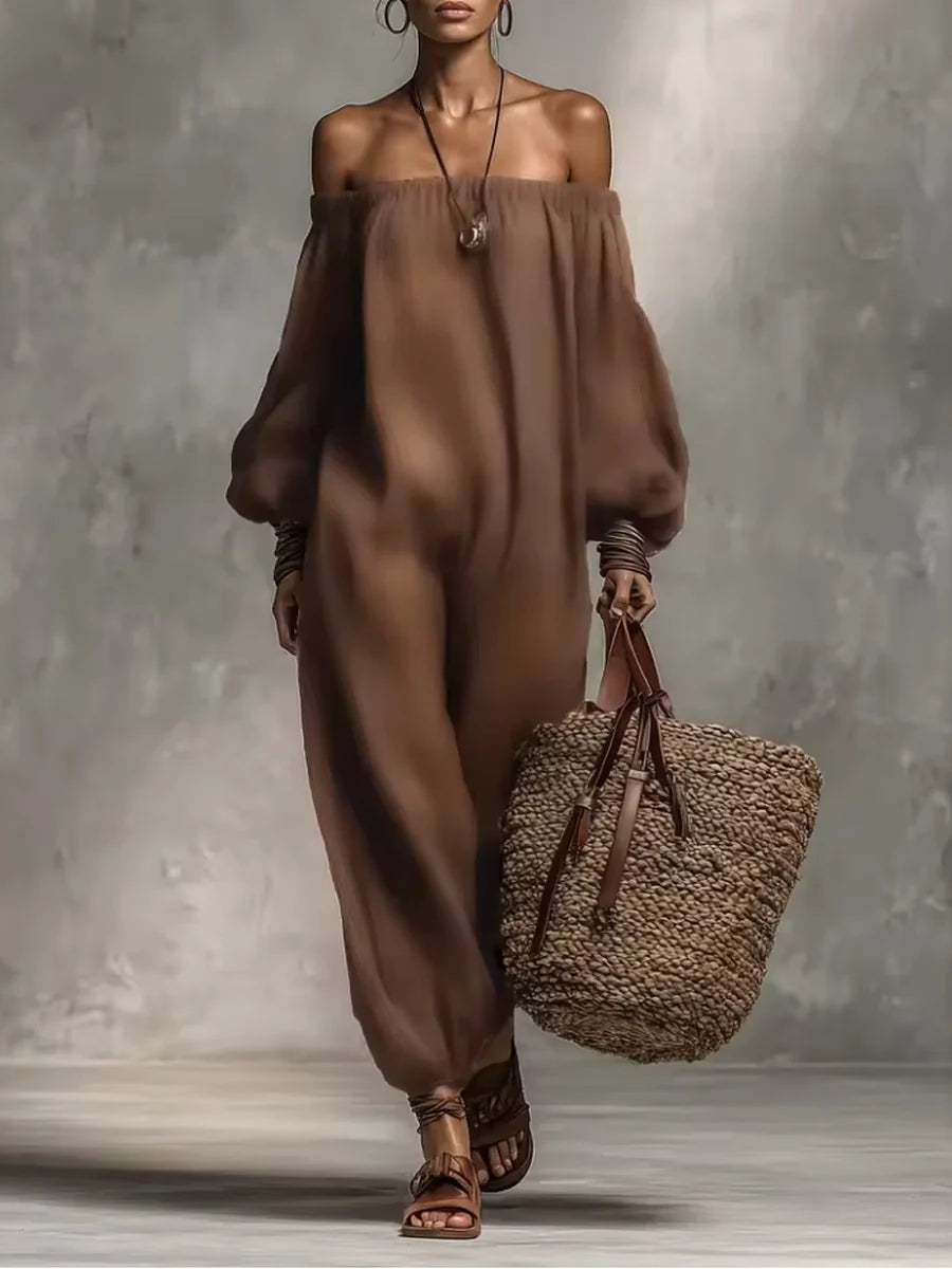 Fenna Tidlös Jumpsuit Med Elegant Bustierdesign